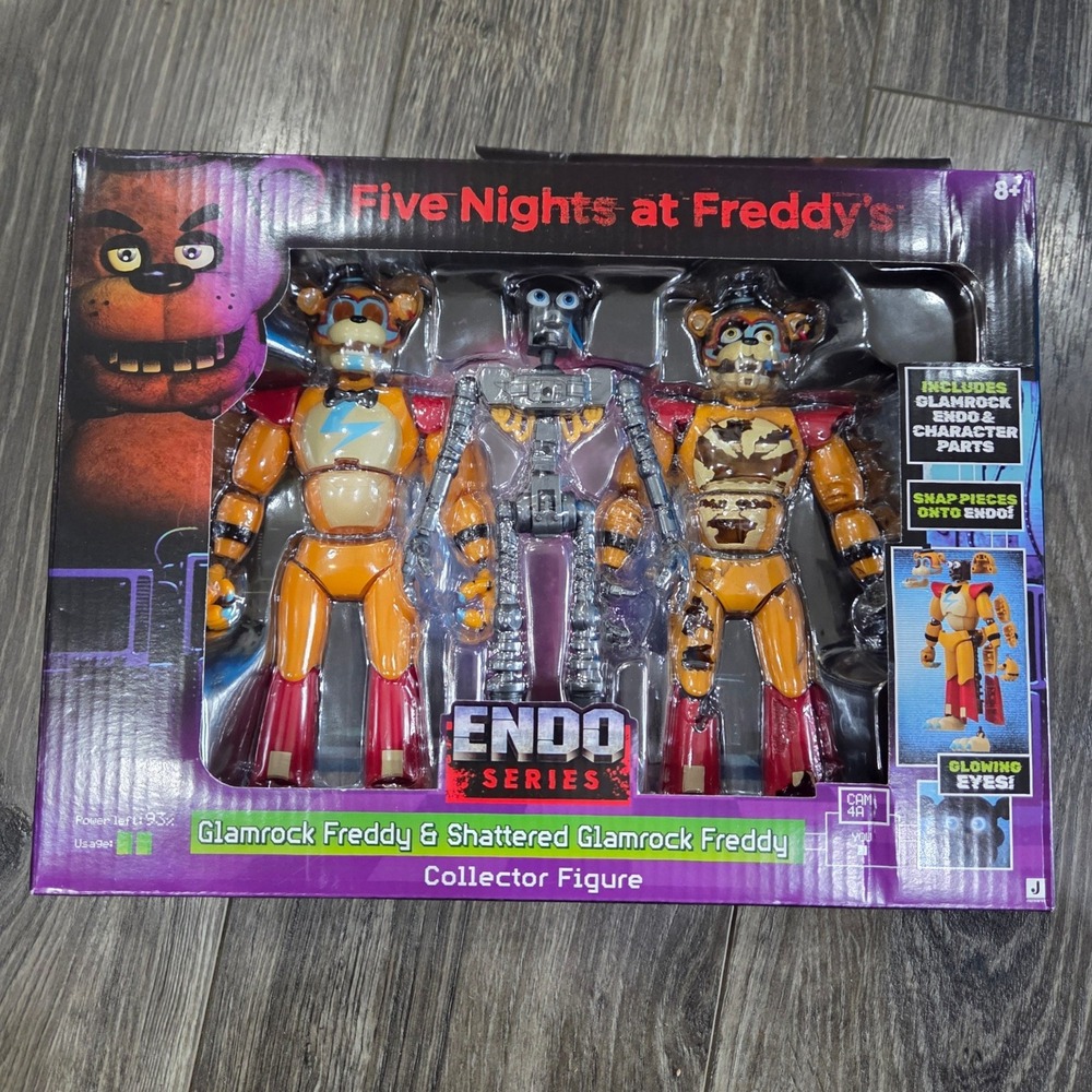 Five Nights at Freddy's Glamrock Freddy Endo Series Figure Set Collectible